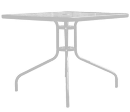 PT-115 OUTDOOR TABLE Φ80CM WHITE 06197 PT-115 ΛΕΥΚΟ ΣΤΡΟΓΓΥΛΟ ΤΡΑΠΕΖΙ 80CM 06197